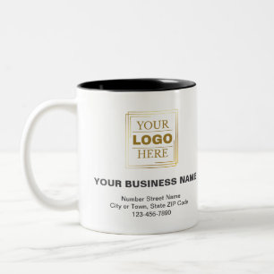 Taza Bicolor Negocio personalizado profesional