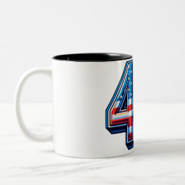 Taza Bicolor Negrita 45.ª Mug de Cumpleaños - norteamericana Ba
