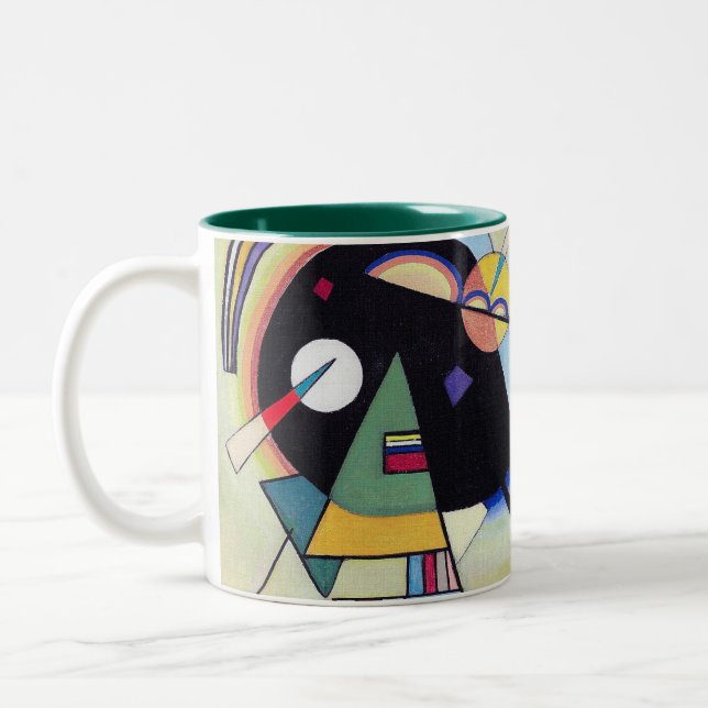 Taza Bicolor Negro y violeta - Kandinsky (Izquierda)