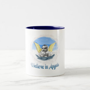 Taza Bicolor Nene de los ángeles