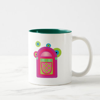 Taza Bicolor Neon Jukebox
