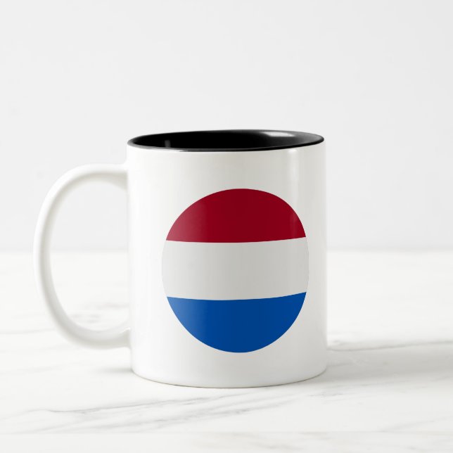 Taza Bicolor Netherlands Flag (Izquierda)