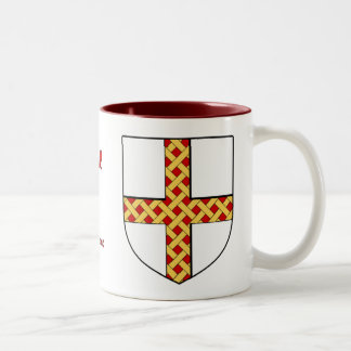Taza Bicolor Netterville Family Shield Mug