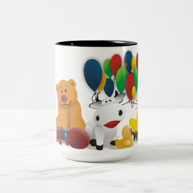 Taza Bicolor Nettes Kindermotiv (Centro)