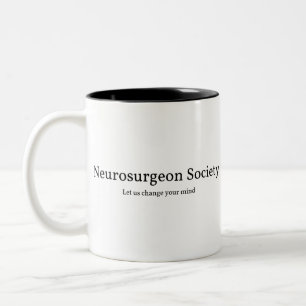 Taza Bicolor Neurocirujano gracioso