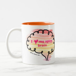 Taza Bicolor Neurodiversidad afirmando la mugre
