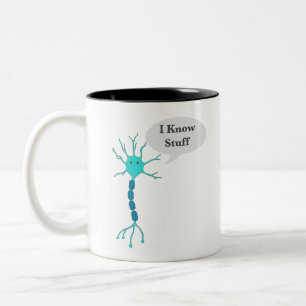 Taza Bicolor Neuron Conozco Cosas