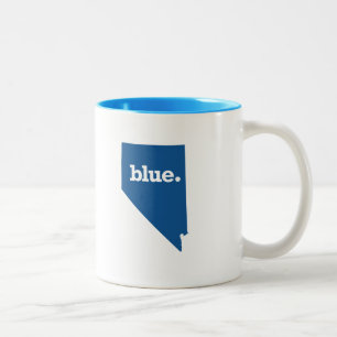 TAZA BICOLOR NEVADA ESTADO AZUL