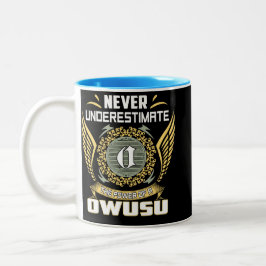 Taza Bicolor Never Underestimate The Power Of A Owusu