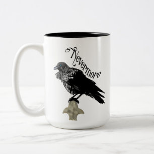 Taza Bicolor Nevermore Raven