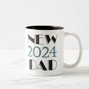 Taza Bicolor New Dad Mug 2024