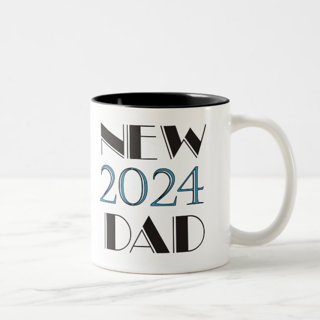 Taza Bicolor New Dad Mug 2024 (Derecha)