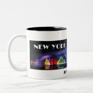 TAZA BICOLOR NEW YORK SPARKLE