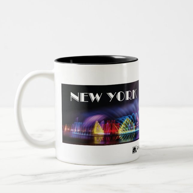 TAZA BICOLOR NEW YORK SPARKLE (Izquierda)