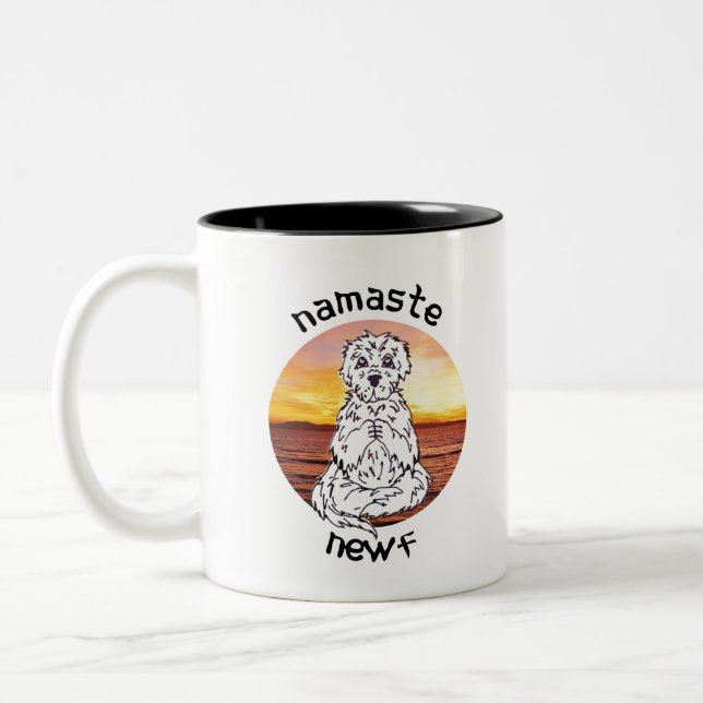 Taza Bicolor Newf de Namaste (Izquierda)