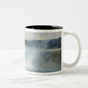 Taza Bicolor Niagara Falls, c.1837-40 (aceite en lona)