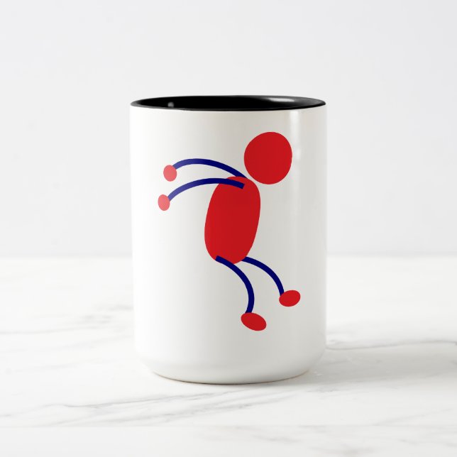 Taza Bicolor Nicubunu Stickman Mug (Centro)