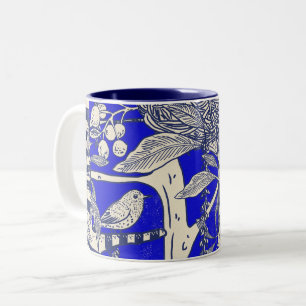 Taza Bicolor Nido de pájaros