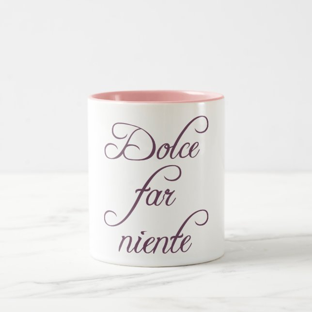 Taza Bicolor Niente lejano de Dolce (Centro)