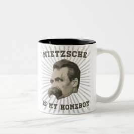 Taza Bicolor Nietzsche Es Mi Mug Homeboy