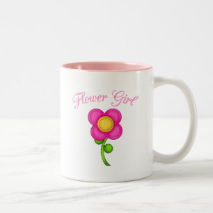 Taza Bicolor Niña Flor