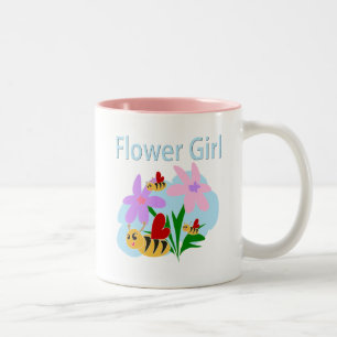 Taza Bicolor Niña Flor