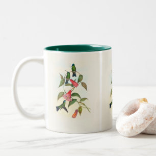 Taza Bicolor Ninfa de madera de Gould por John Gould