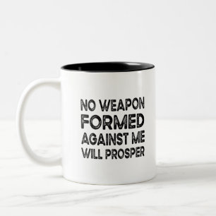 Taza Bicolor Ningún arma formada en mi contra prosperará