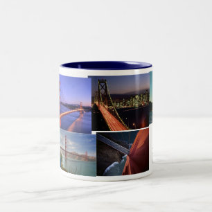 Taza Bicolor Ningún lugar tiene gusto de San Francisco