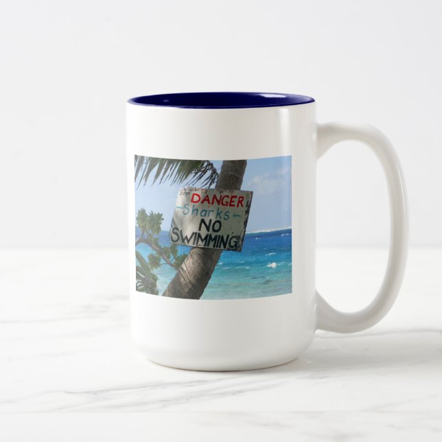 Taza Bicolor ¡Ninguna natación! (Derecha)