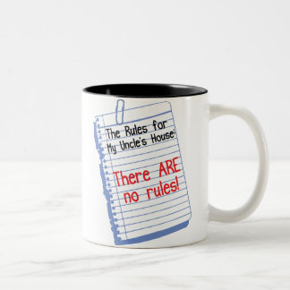 Taza Bicolor Ningunas reglas en House de mi tío