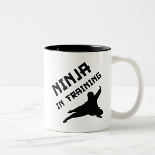 Taza Bicolor Ninja En Formación