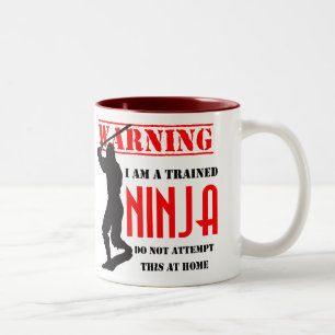 Taza Bicolor Ninja entrenado