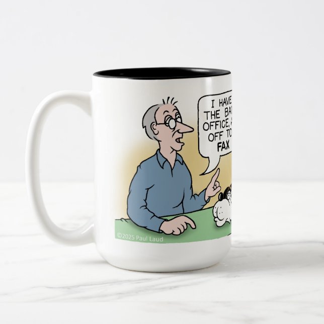 Taza Bicolor Niño de 50 años - Café Personalizado Mug (Izquierda)