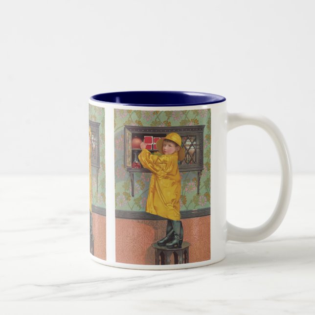 Taza Bicolor Niño en Raincover (Derecha)