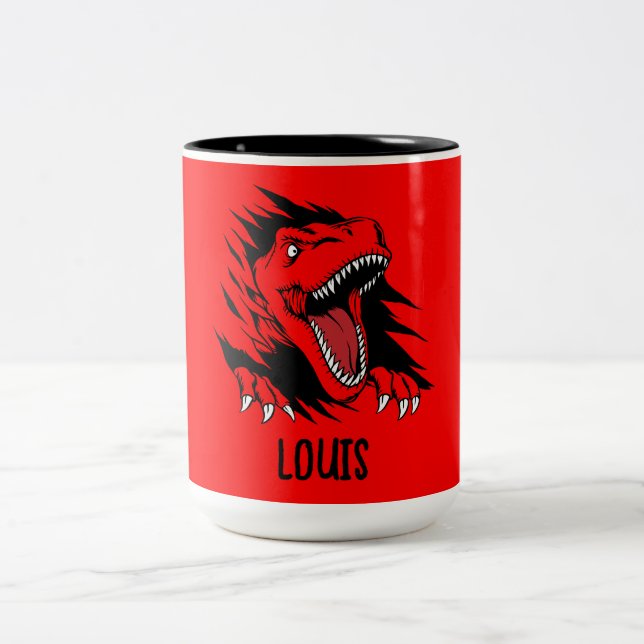 Taza Bicolor Niños dinosaurio (Centro)