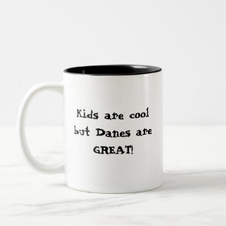Taza Bicolor Niños frescos, grandes daneses