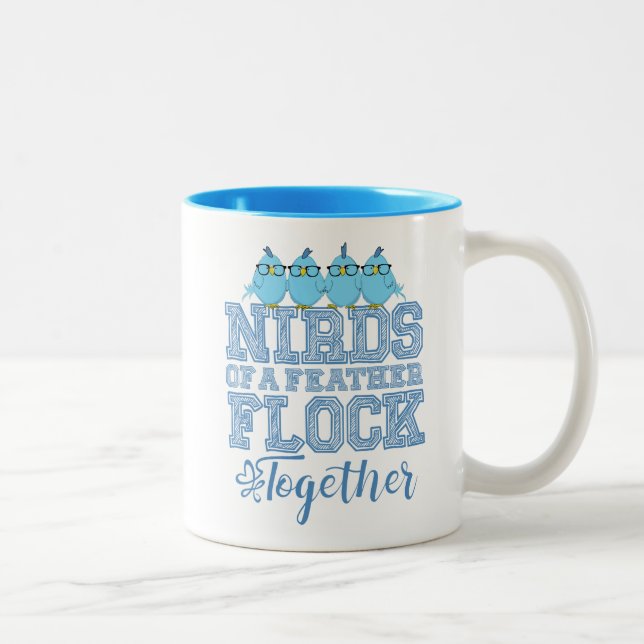 Taza Bicolor Nirds of a Feather (Derecha)