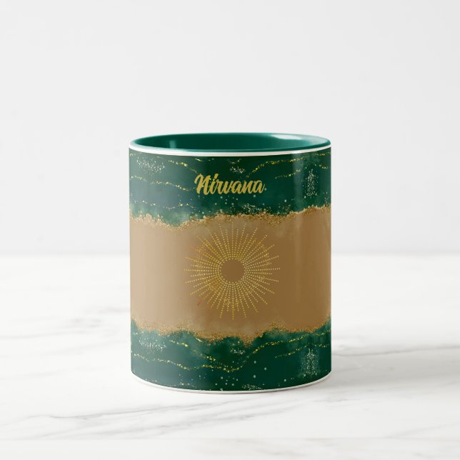 Taza Bicolor Nirvana verde marino (Centro)