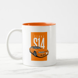 Taza Bicolor Nissan S14 Silvia Zenki