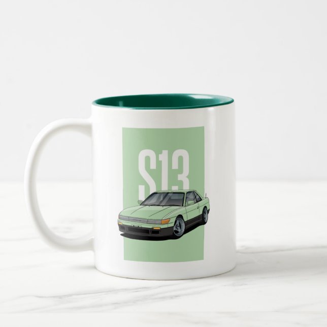 Taza Bicolor Nissan Silvia S13 (Izquierda)