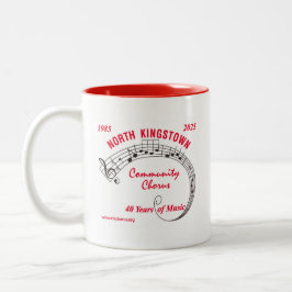 Taza Bicolor NKCC 40.ª Bomba de dos tonos
