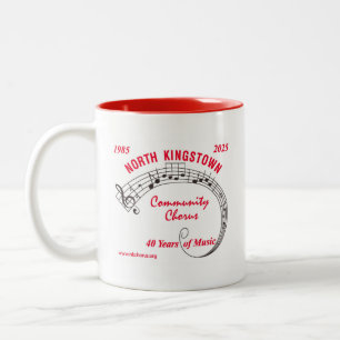 Taza Bicolor NKCC 40.ª Bomba de dos tonos