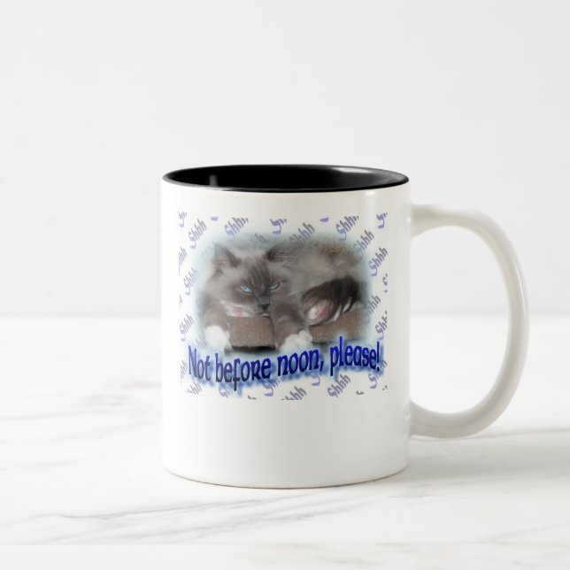 Taza Bicolor ¡No antes de mediodía! (Derecha)