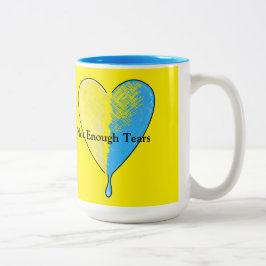 Taza Bicolor No basta de llorar