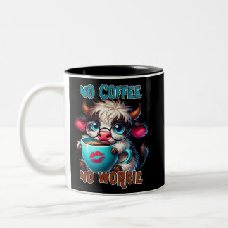 Taza Bicolor No Café No Funciona