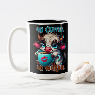 Taza Bicolor No Café No Funciona