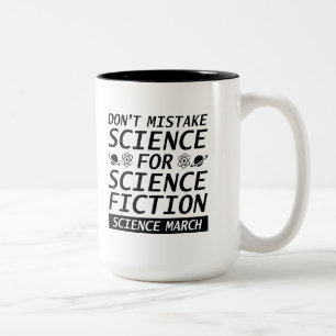 Taza Bicolor No confundan la ciencia