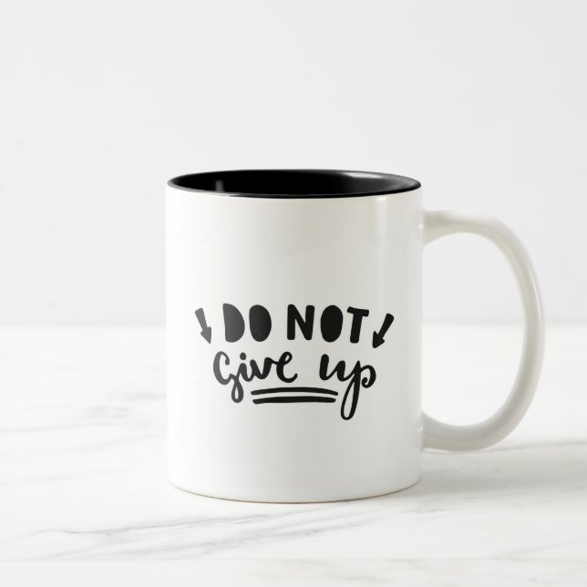 Taza Bicolor No dé para arriba (Derecha)
