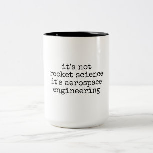 Taza Bicolor No es ciencia de cohetes Regalo divertido para ing